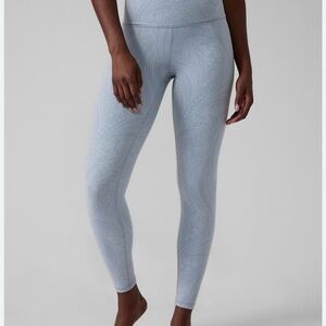 Athleta Elation Textured Tight Ice Blue